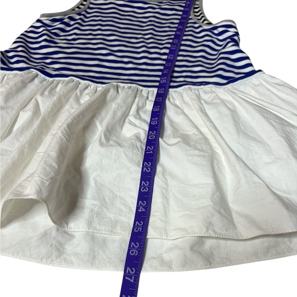 TIBI New York Peplum Striped Nautical Beachy Resort wear Tank Top - Picture 9 of 12